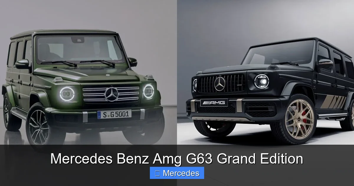 Mercedes Benz Amg G63 Grand Edition