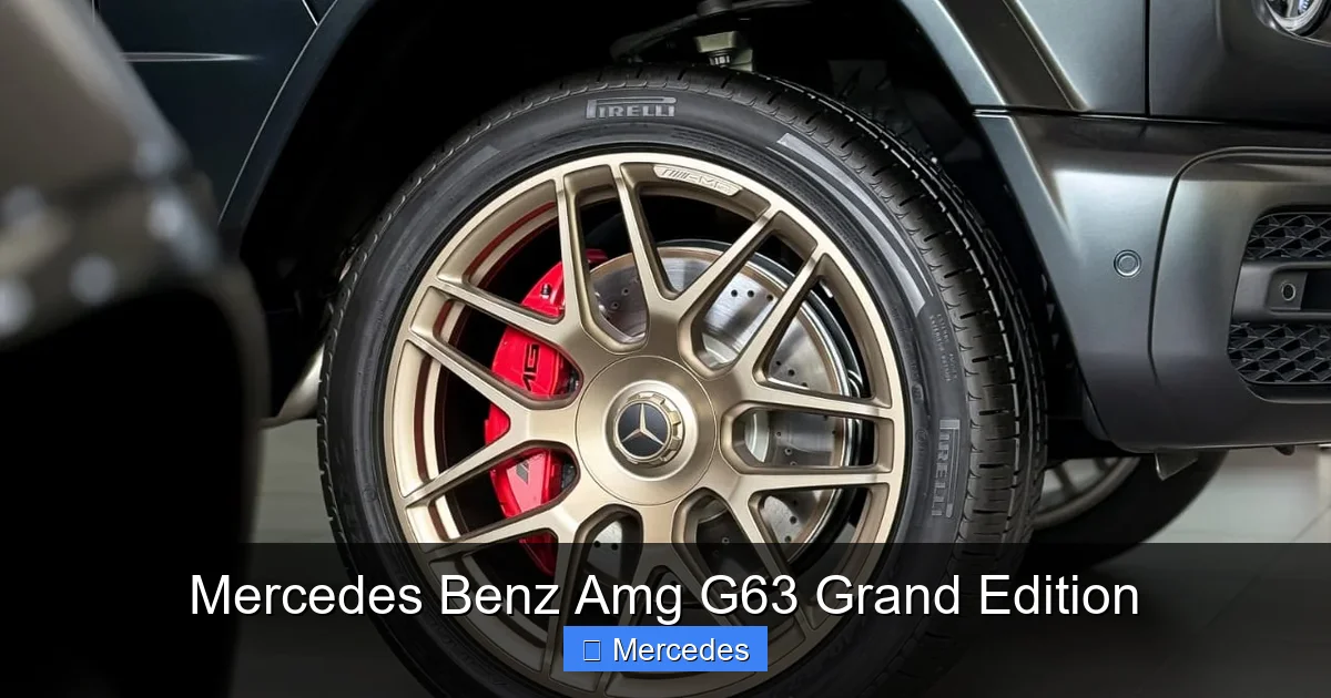 Mercedes Benz Amg G63 Grand Edition