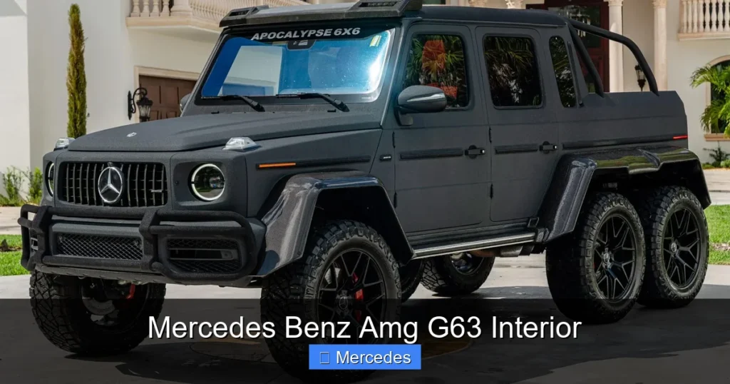 Mercedes Benz Amg G63 Interior