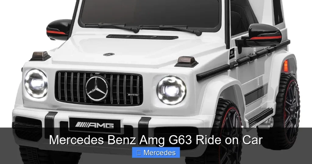 Mercedes Benz Amg G63 Ride on Car