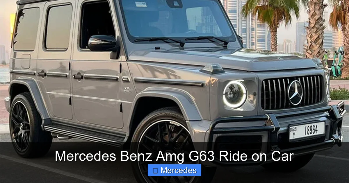 Mercedes Benz Amg G63 Ride on Car