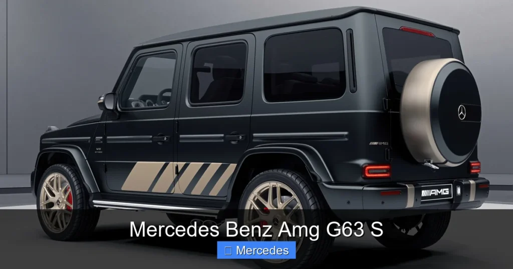 Mercedes Benz Amg G63 S