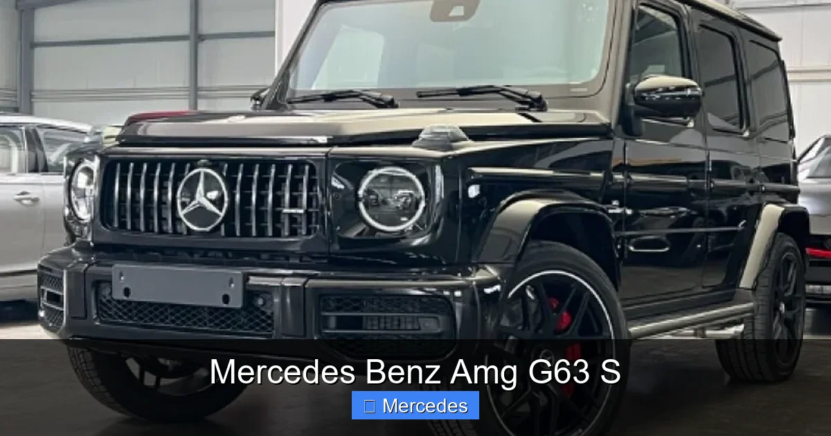 Mercedes Benz Amg G63 S