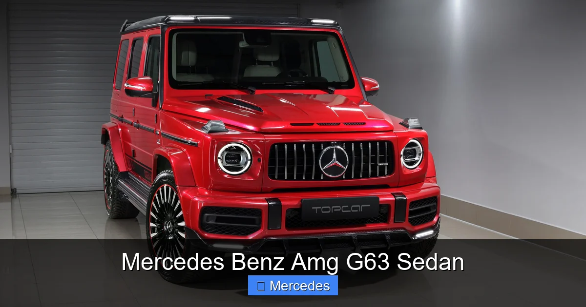 Mercedes Benz Amg G63 Sedan