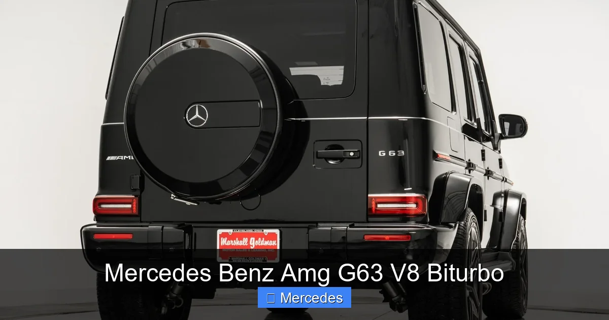 Mercedes Benz Amg G63 V8 Biturbo