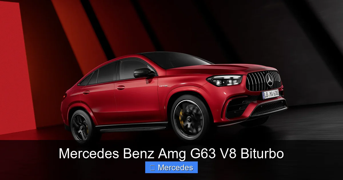 Mercedes Benz Amg G63 V8 Biturbo