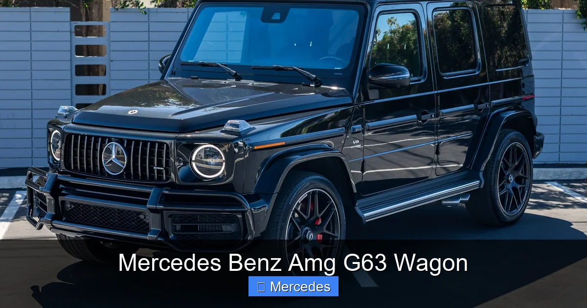 Mercedes Benz Amg G63 Wagon
