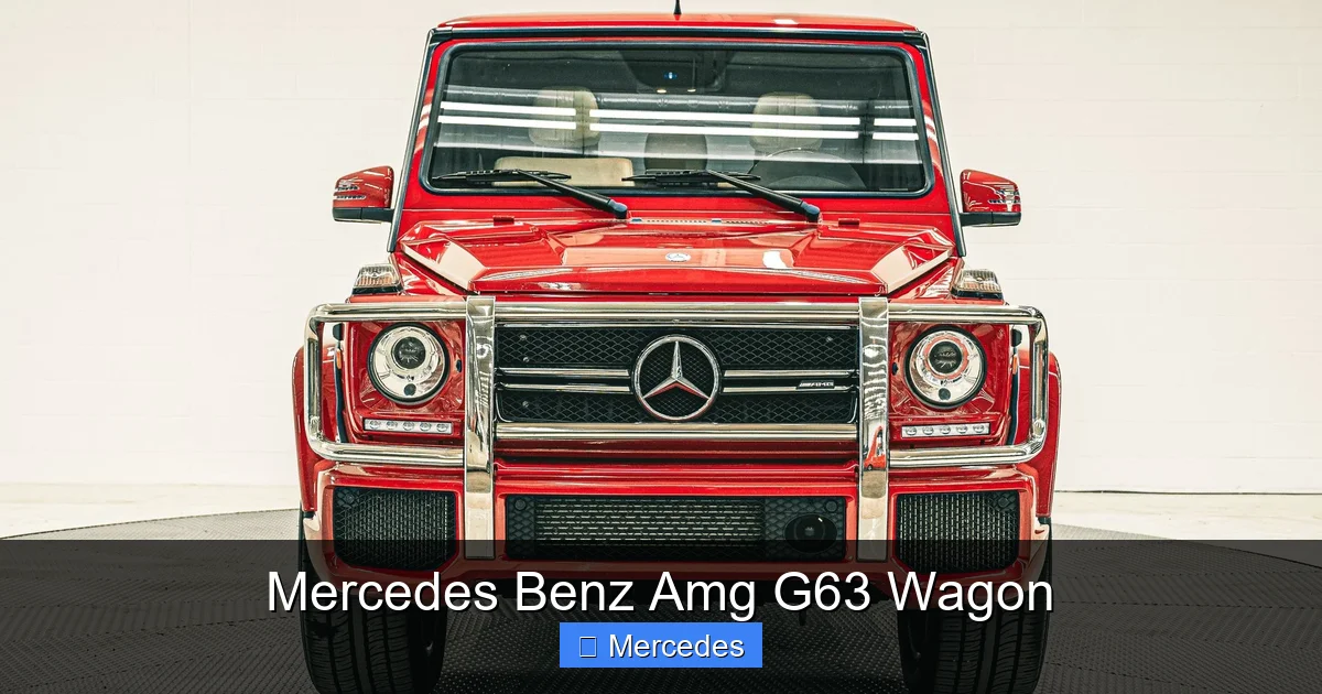 Mercedes Benz Amg G63 Wagon