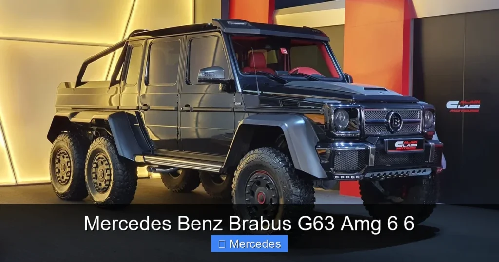 Mercedes Benz Brabus G63 Amg 6 6