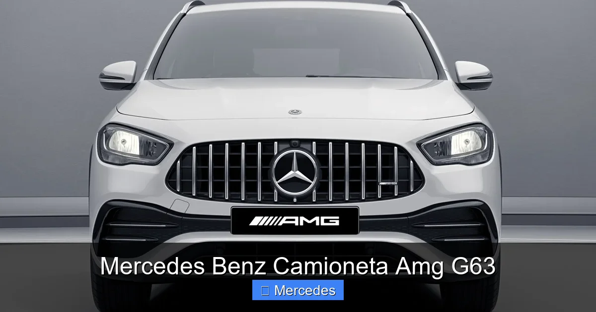 Mercedes Benz Camioneta Amg G63