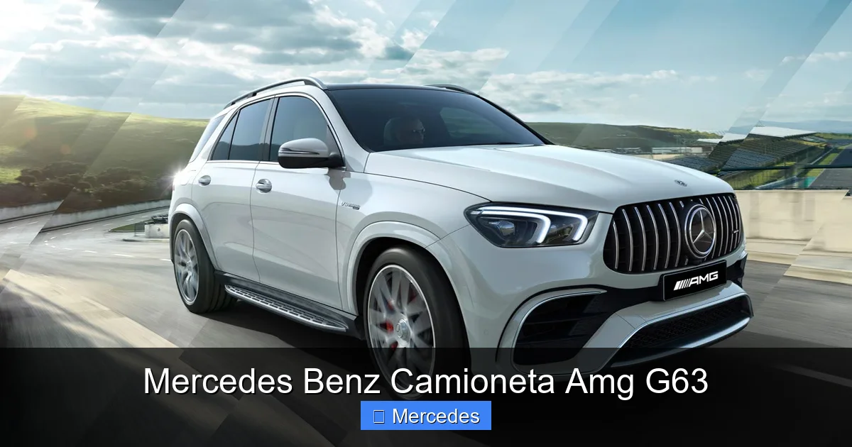 Mercedes Benz Camioneta Amg G63