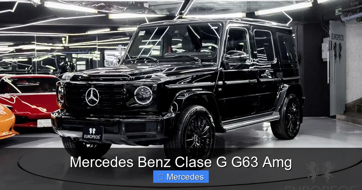 Mercedes Benz Clase G G63 Amg