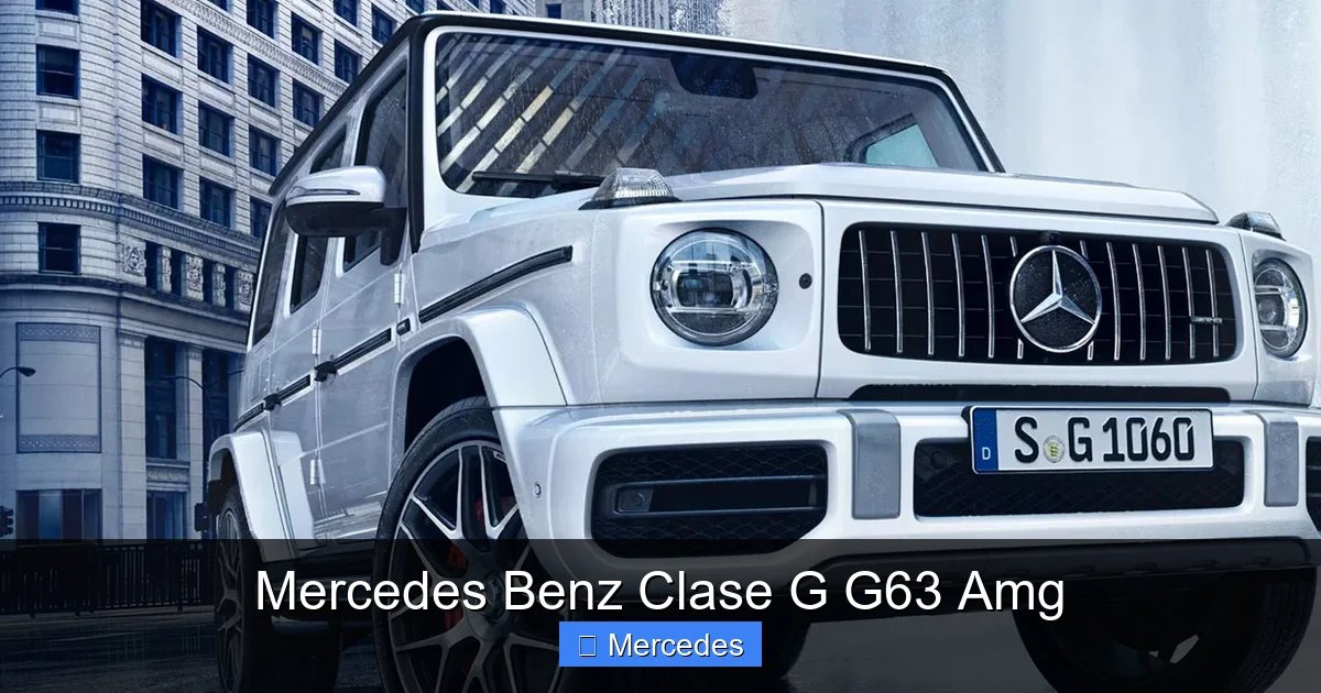 Mercedes Benz Clase G G63 Amg