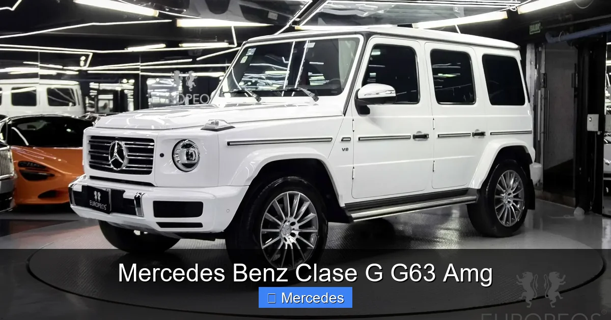Mercedes Benz Clase G G63 Amg