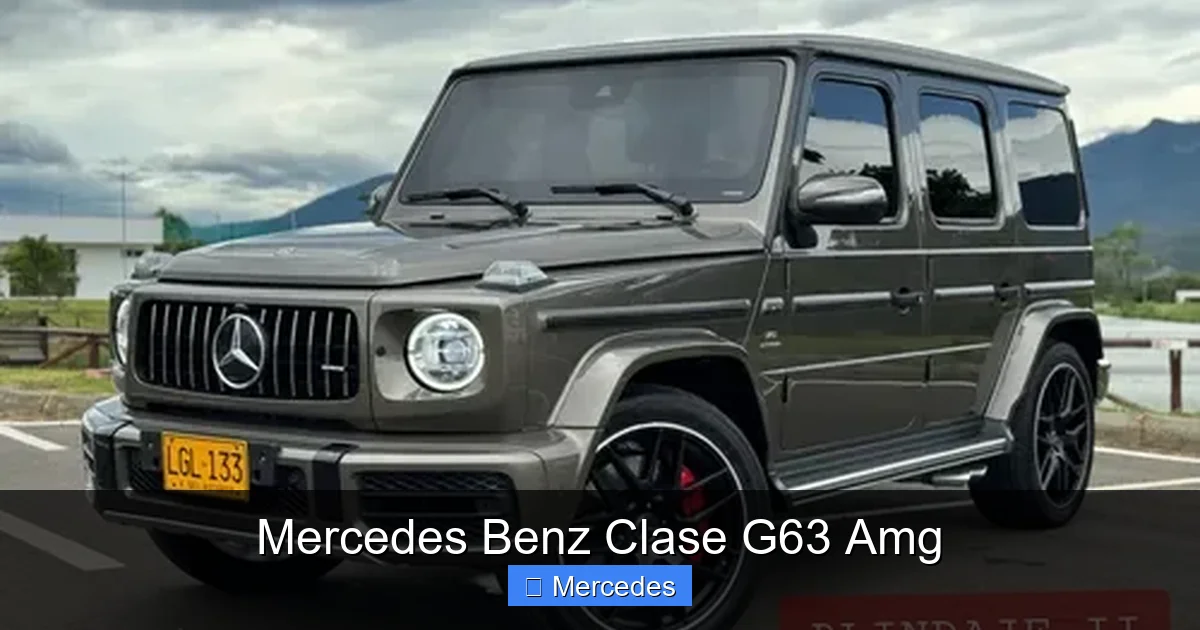 Mercedes Benz Clase G63 Amg
