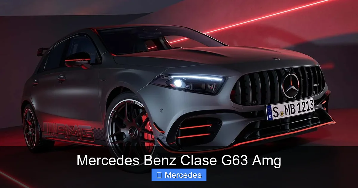 Mercedes Benz Clase G63 Amg