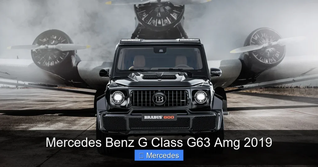 Mercedes Benz G Class G63 Amg 2019