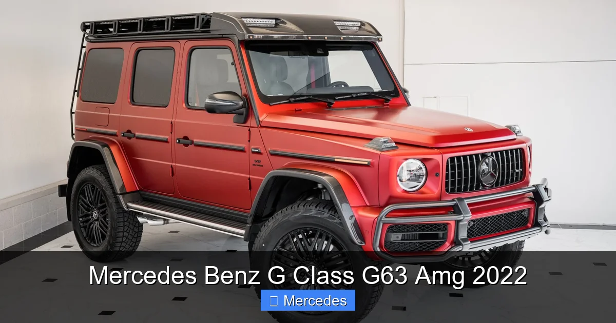 Mercedes Benz G Class G63 Amg 2022
