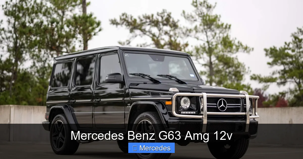 Mercedes Benz G63 Amg 12v