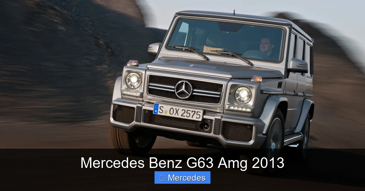 Mercedes Benz G63 Amg 2013
