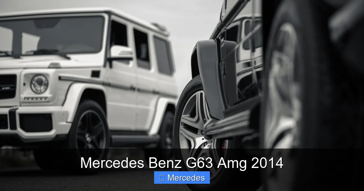 Mercedes Benz G63 Amg 2014