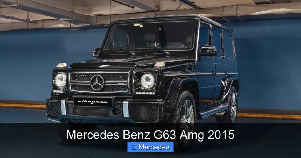 Mercedes Benz G63 Amg 2015
