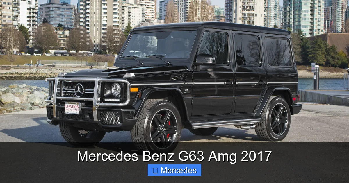 Mercedes Benz G63 Amg 2017