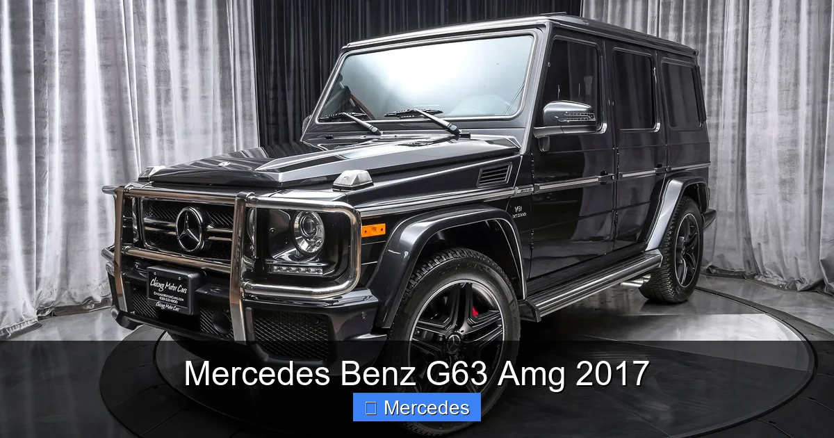 Mercedes Benz G63 Amg 2017