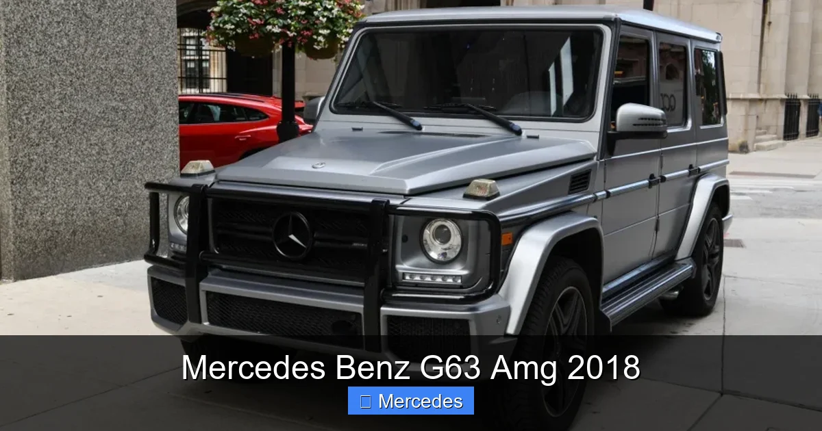 Mercedes Benz G63 Amg 2018