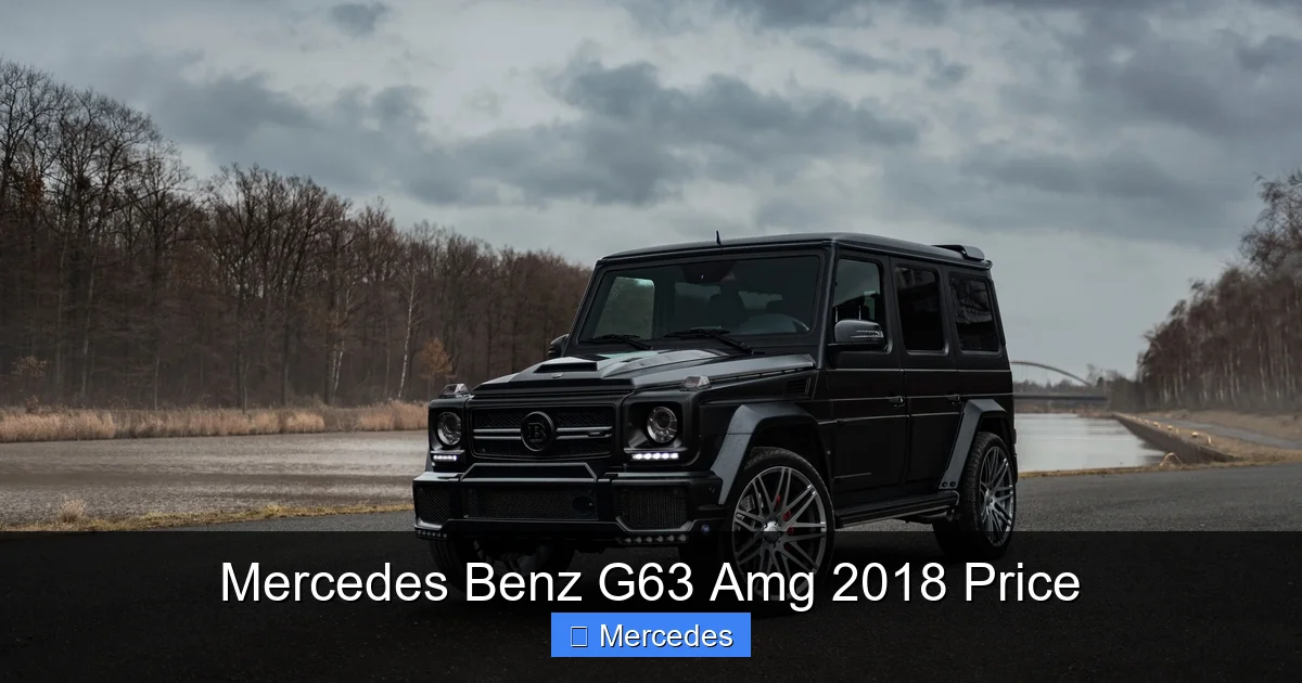 Mercedes Benz G63 Amg 2018 Price