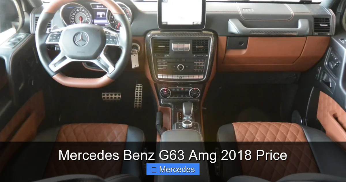 Mercedes Benz G63 Amg 2018 Price