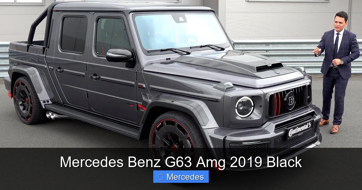 Mercedes Benz G63 Amg 2019 Black