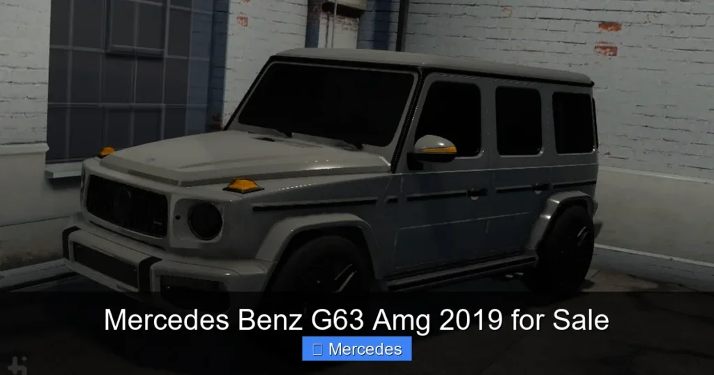 Mercedes Benz G63 Amg 2019 for Sale