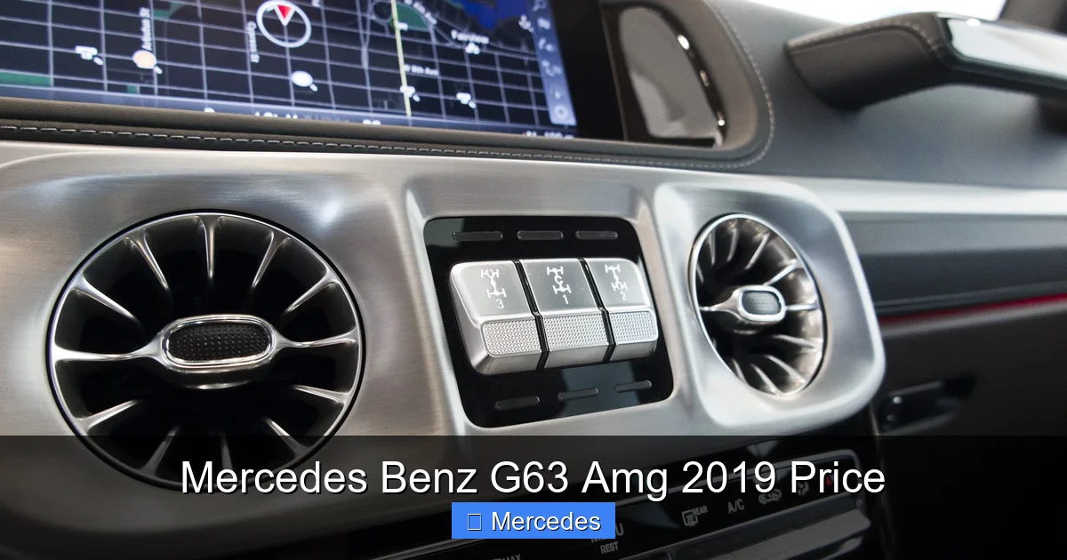Mercedes Benz G63 Amg 2019 Price