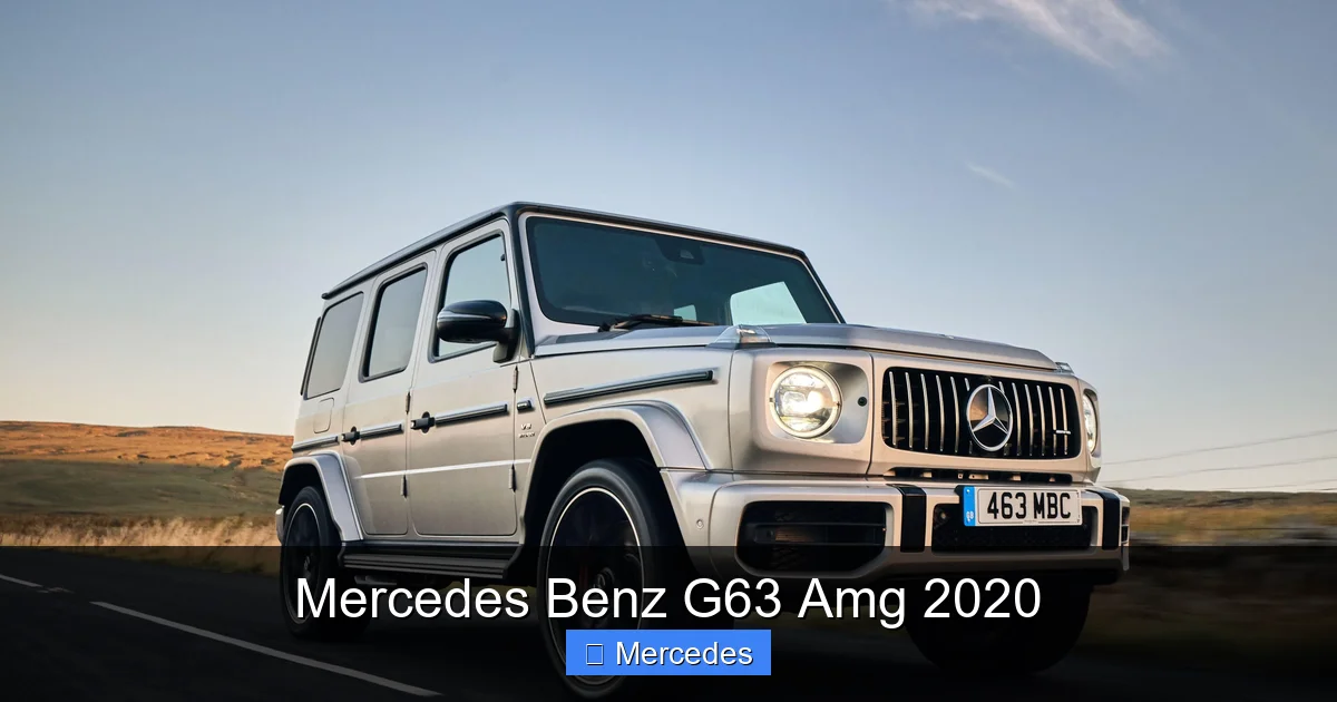 Mercedes Benz G63 Amg 2020