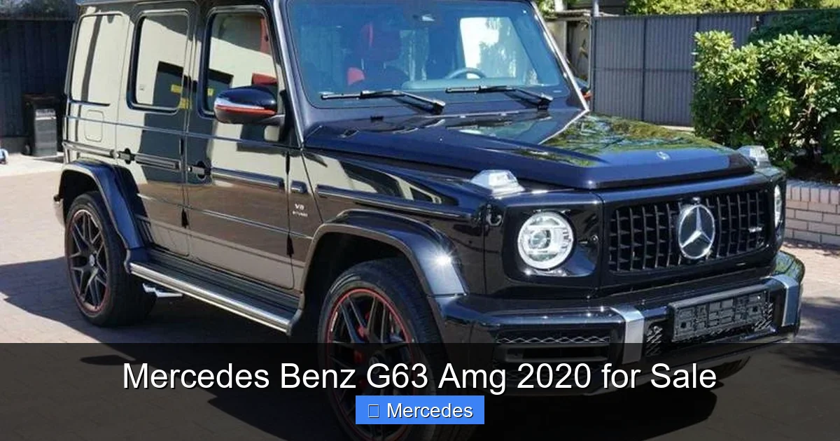 Mercedes Benz G63 Amg 2020 for Sale