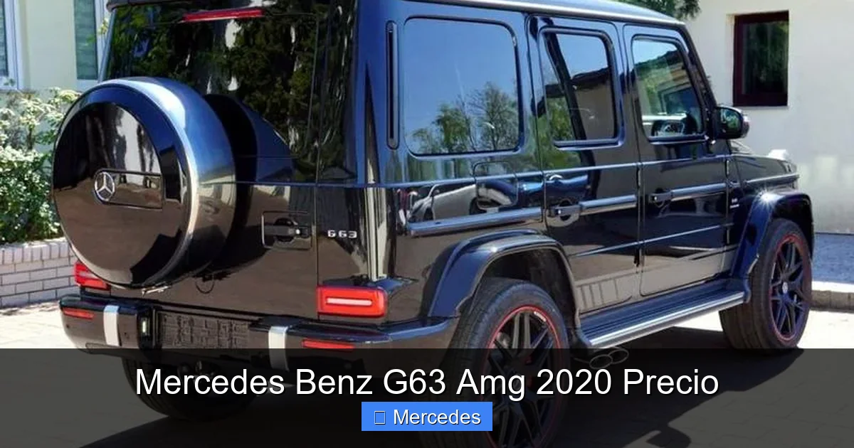 Mercedes Benz G63 Amg 2020 Precio
