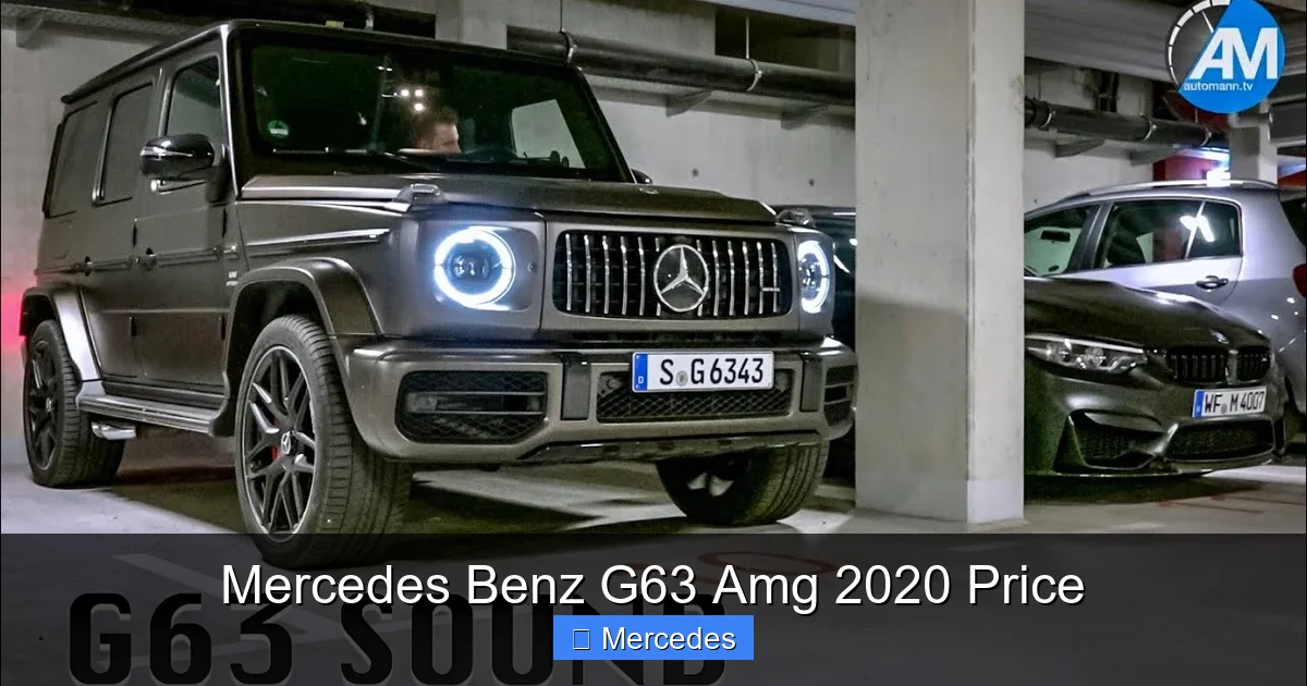 Mercedes Benz G63 Amg 2020 Price