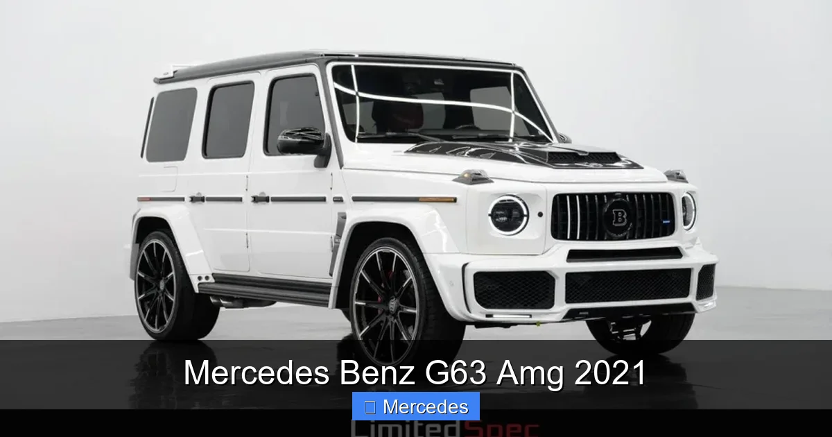 Mercedes Benz G63 Amg 2021