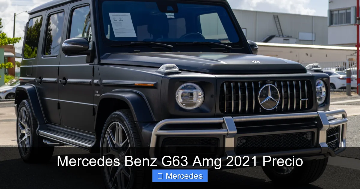 Mercedes Benz G63 Amg 2021 Precio