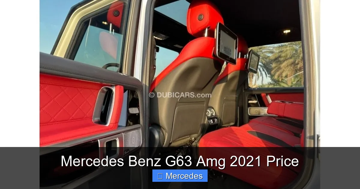 Mercedes Benz G63 Amg 2021 Price