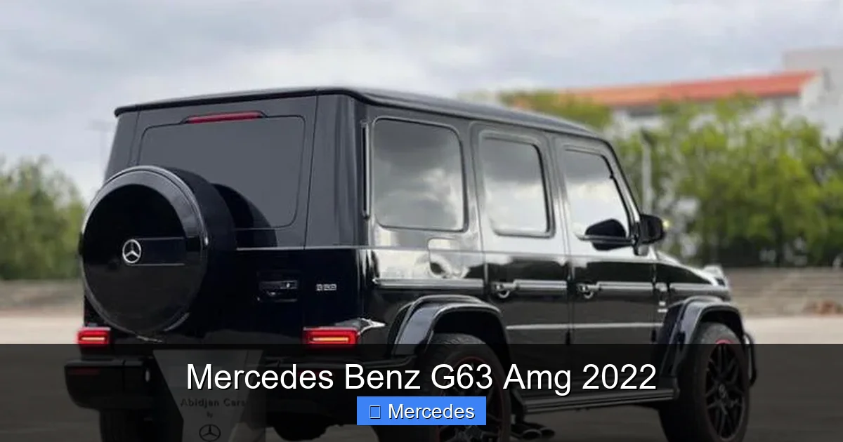 Mercedes Benz G63 Amg 2022
