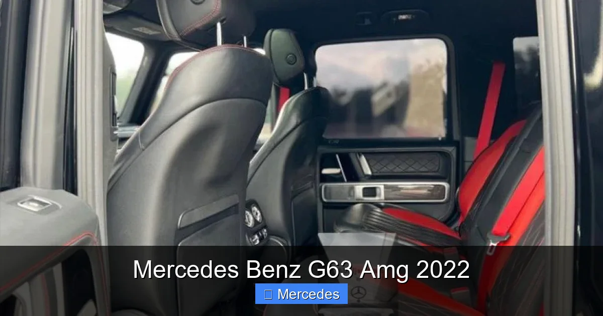 Mercedes Benz G63 Amg 2022