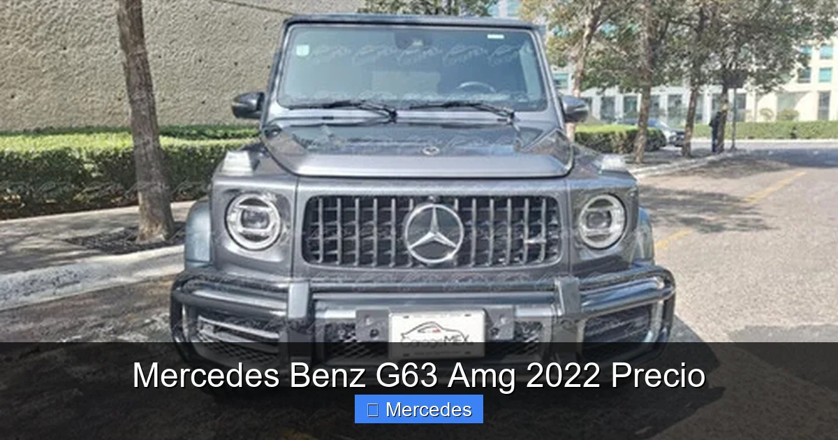 Mercedes Benz G63 Amg 2022 Precio