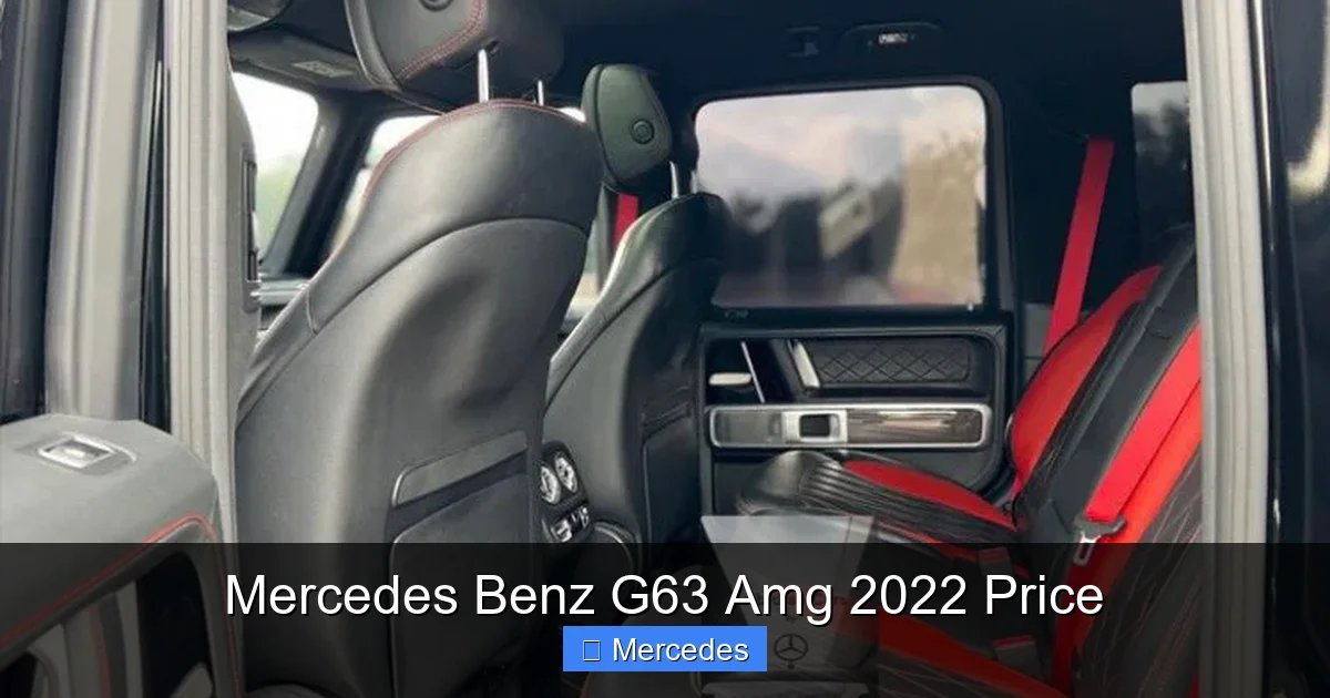 Mercedes Benz G63 Amg 2022 Price