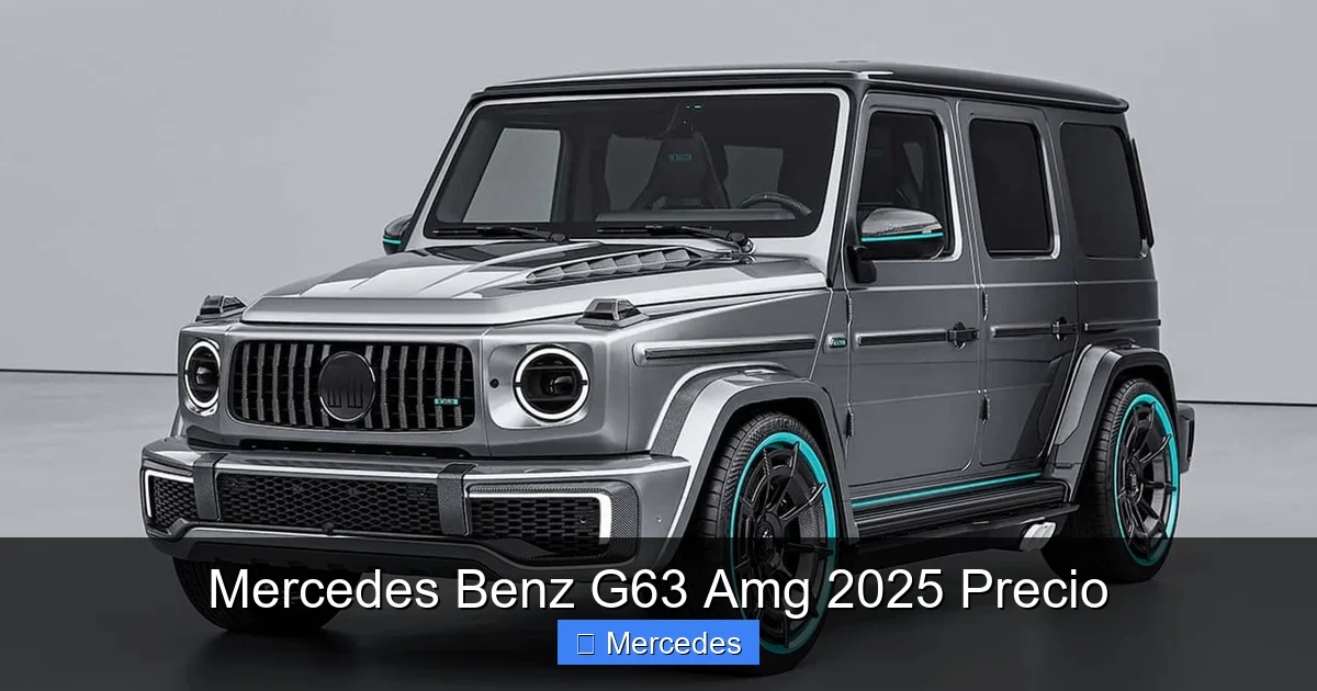 Mercedes Benz G63 Amg 2025 Precio