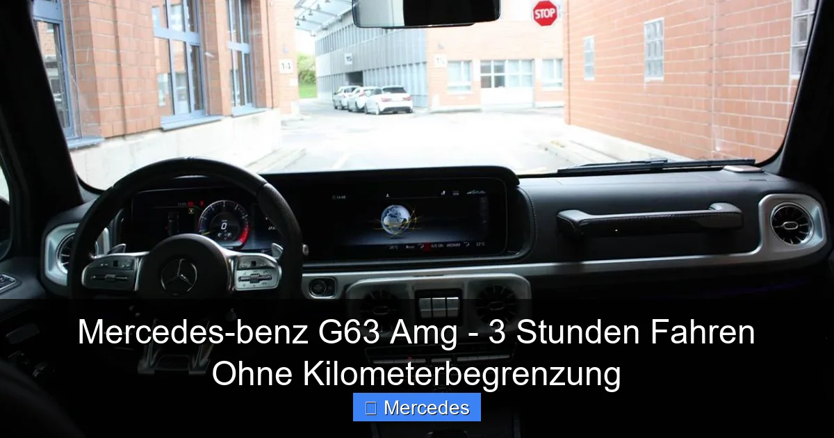 Mercedes-benz G63 Amg - 3 Stunden Fahren Ohne Kilometerbegrenzung