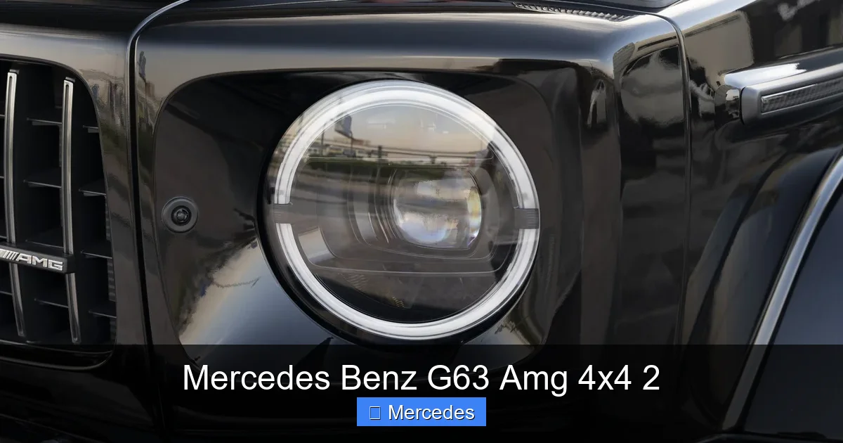 Mercedes Benz G63 Amg 4x4 2