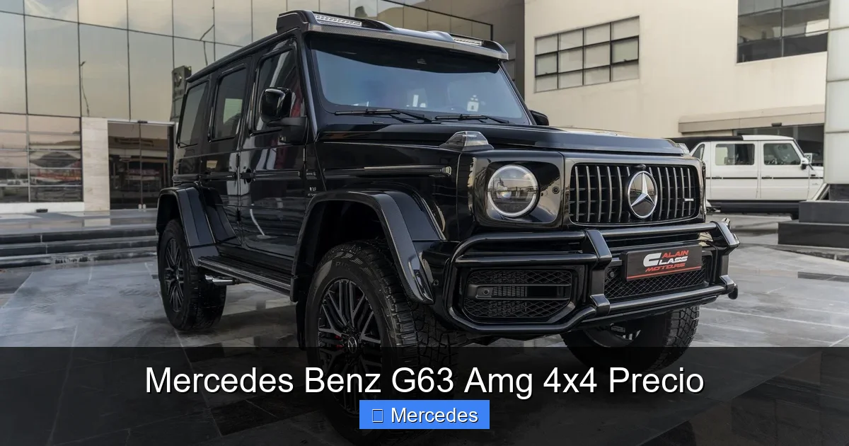 Mercedes Benz G63 Amg 4x4 Precio