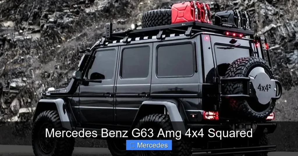 Mercedes Benz G63 Amg 4x4 Squared